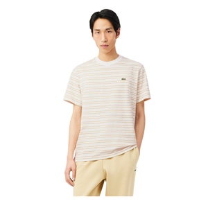 LACOSTE STRIPED LOGO T-SHIRT