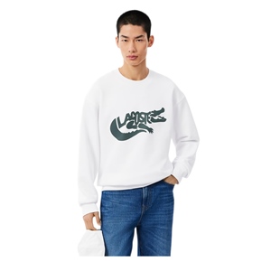 LACOSTE SIGNATURE LOGO CREWNECK