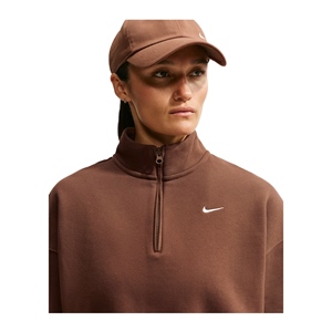 W NIKE NSW CLUB HALFZIP SWEATER