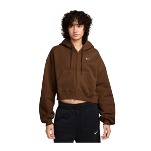 W NIKE NSW CLUB LOGO CROP ZIPHOODY