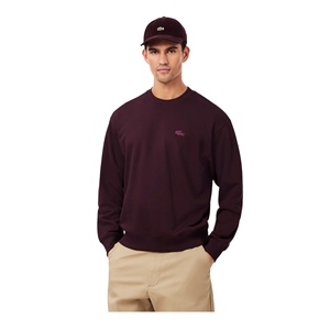 LACOSTE LUREX CROCO CREWNECK
