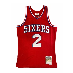 M&N 76ERS MALONE JERSEY