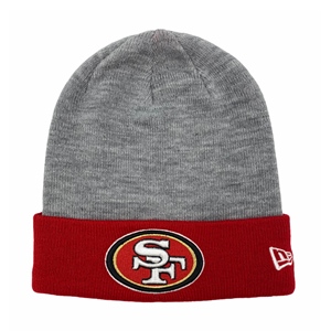NEW ERA BADGE 49ERS BEANIE
