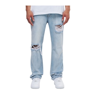 PEGADOR LARKIN DISTRESSED DENIM