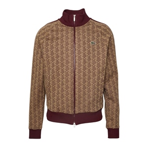 LACOSTE ALLOVER LOGO TRACKJACKET