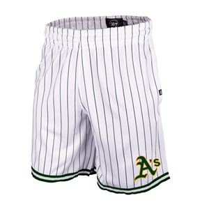 47 OAKLAND ATH PINSTRIPED MESH SHORT