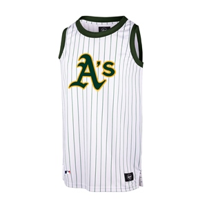 47 OAKLAND ATH PINSTRIPED MESH TANK