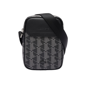 LACOSTE MONOGRAM VERTICAL CAMERA BAG