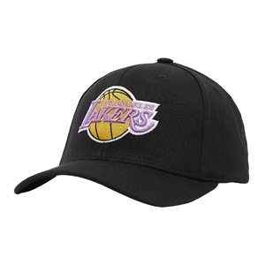 M&N LA LAKERS RED LINE CAP