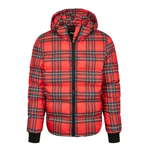 TB CHECK PUFFER JACKET