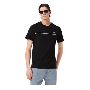 LACOSTE STRIPE LOGO T-SHIRT