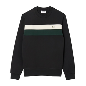 LACOSTE COLOR BLOCK CREWNECK
